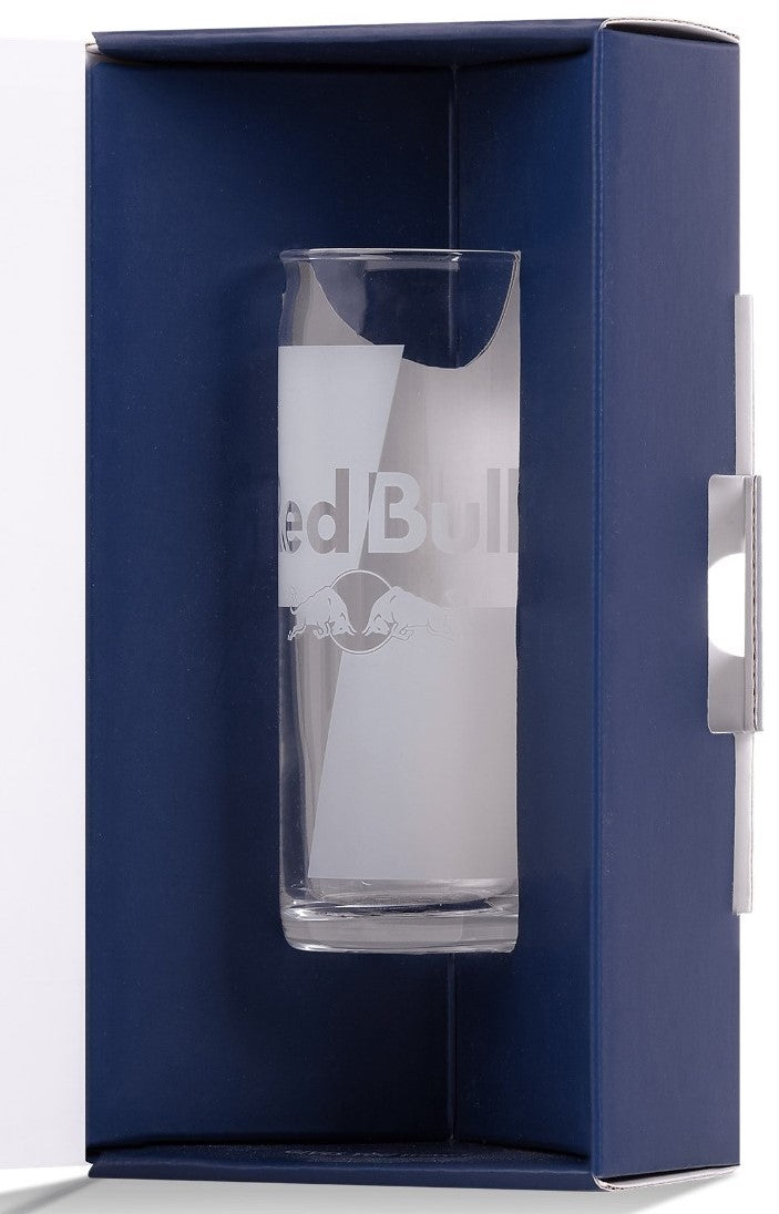 Red bull glass